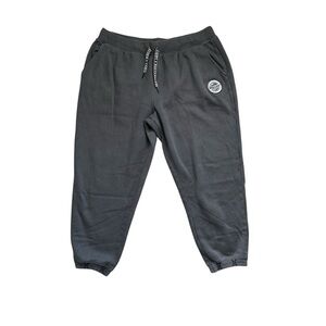 Savage X Fenty Men’s Joggers 2X Black Fleece Sweatpants Rihanna Logo